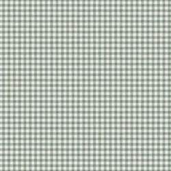 Sandberg Kockás vintage zöld vlies tapéta Ruta Forest Green 53 cm X 10 m