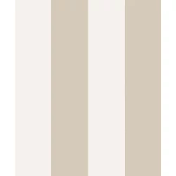 Sandberg Elegáns csíkos bézs vlies tapéta Magnus Beige 53 cm X 10 m