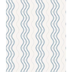 Sandberg Hullámos kék vlies tapéta Ben Light Blue 53 cm X 10 m