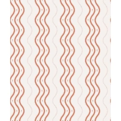 Sandberg Hullámos piros vlies tapéta Ben Red 53 cm X 10 m