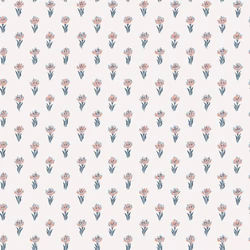 Sandberg Skandináv apró virágos kék vlies tapéta Betty Blue 53 cm X 10 m