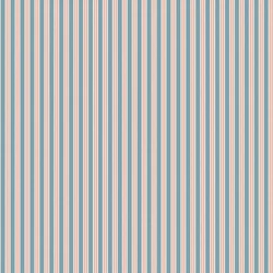 Sandberg Keskeny csíkos klasszikus kék vlies tapéta Linn Soft Blue 53 cm X 10 m