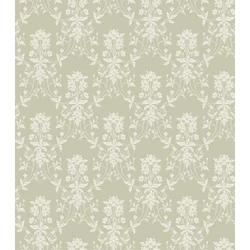 Sandberg Klasszikus rózsacsokros zöld vlies tapéta Alva Spring Green 53 cm X 10 m