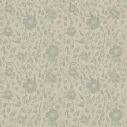 Sandberg Vadrózsás romantikus zöld vlies tapéta Anton Sage Green 53 cm X 10 m