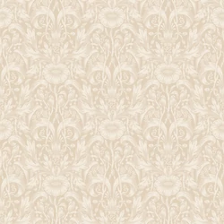 Sandberg Klasszikus virágmintás bézs vlies tapéta Emil Beige 53 cm X 10 m