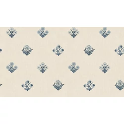 Sandberg Apró virágos kék vlies tapéta Amy Blue 53 cm X 10 m