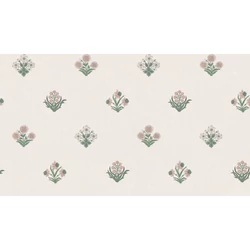 Sandberg Apró virágos rózsaszín vlies tapéta Amy Pink 53 cm X 10 m