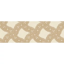 Sandberg Szövet hatású rács mintás sárga vlies tapéta Annie Honey 53 cm X 10 m