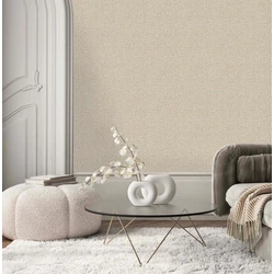 Sketchtwenty3 Vászon hatású arany színű vlies tapéta Cadiz Light Gold 53 cm X 10 m