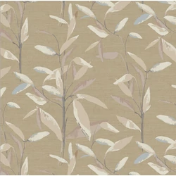 Sketchtwenty3 Levélmintás barna vlies tapéta Larvotto Gold 70 cm X 10 m