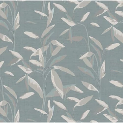 Sketchtwenty3 Levélmintás kék vlies tapéta Larvotto Teal 70 cm X 10 m