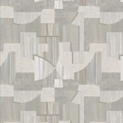 Sketchtwenty3 Geometriai mintás modern szürke vlies tapéta Monte Carlo Natural 70 cm X 10 m