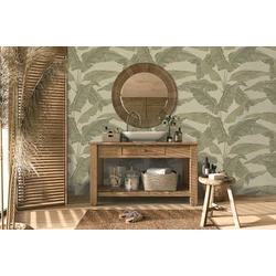 Sketchtwenty3 Egzotikus pálmalevelek zöld vlies tapéta Verdant Cypress 70 cm X 10 m