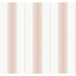 York Csíkos vonalmintás terrakotta vlies tapéta Tandem Stripe Brick 68,58 cm X 8,22 m