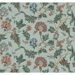 York Virág mintás elegáns zöld vlies tapéta Monroe Teal 137,16 cm X 8,22 m