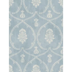York Damaszt mintás elegáns kék vlies tapéta Royal Damask tapéta Blue 68,58 cm X 8,22 m