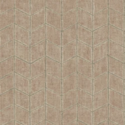 York Chevron mintás vöröses barna vlies tapéta Flatiron Geometric Brick 52 cm X 10 m