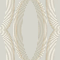 York Ellipszis mintás bézs vlies tapéta Progression Ogee Blonde 68,58 cm X 8,22 m