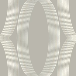 York Ellipszis mintás szürke vlies tapéta Progression Ogee Light Neutral 68,58 cm X 8,22 m