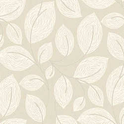 York Levélmintás barna vlies tapéta szatén fénnyel Contoured Leaves Sand 68,58 cm X 8,22 m