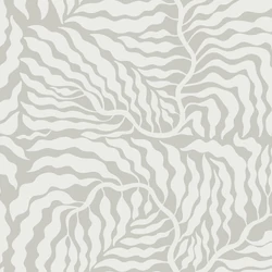 York Absztrakt levélmintás szürke-fehér vlies tapéta Fern Fronds Grey/White 68,58 cm X 8,22 m