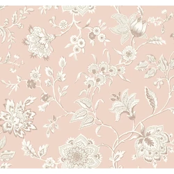 York Virágindás klasszikus rószaszín vlies tapéta Sutton Blush 68,58 cm X 8,22 m