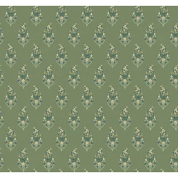 York Virágos kasmír mintás zöld vlies tapéta Paisley Green 68,58 cm X 8,22 m