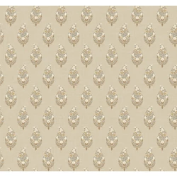 York Virágos kasmír mintás bézs vlies tapéta Paisley Linen 68,58 cm X 8,22 m