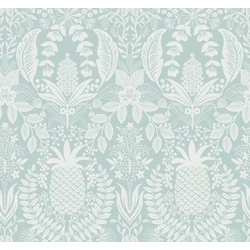 York Ananászos damaszk mintás világoskék vlies tapéta Pineapple Damask Light Blue 68,58 cm X 8,22 m