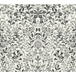 York Vadvirágos fekete-fehér vlies tapéta Garden Terrace Black/White 68,58 cm X 8,23 m