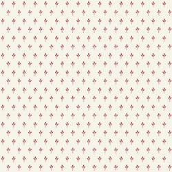 York Apró mintás romantikus piros-krém színű vlies tapéta Charm Red 52 cm X 10 m
