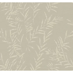 York Zöldes barna bambuszos vlies tapéta Allerton Bamboo Taupe 68,58 cm X 8,22 m