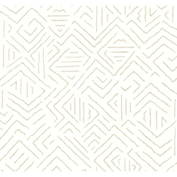 York Geometriai mintás bézs vlies tapéta Sirih Beige 68,58 cm  X 8,22 m