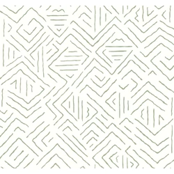 York Geometriai mintás zöld vlies tapéta Sirih Sage 68,58 cm  X 8,22 m
