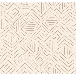 York Geometriai mintás terrakotta vlies tapéta Sirih Sedona 68,58 cm  X 8,22 m