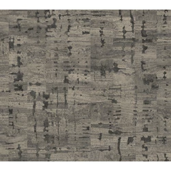 York Parafa hatású modern barnás szürke vlies tapéta metál fénnyel Pop The Cork Charcoal 68,58 cm X 8,22 m