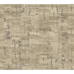 York Parafa hatású modern barna vlies tapéta metál fénnyel Pop The Cork Taupe 68,58 cm X 8,22 m
