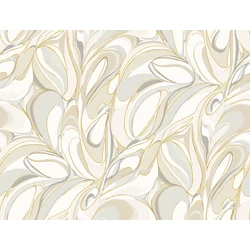 York Absztrakt mintás bézs vlies tapéta arany részletekkel Achate Beige Grey 68,58 cm X 8,22 m