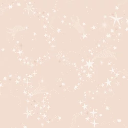 York Csillagos rózsaszín vlies gyerek tapéta Stjärnhimmel Pink 53 cm X 10 m