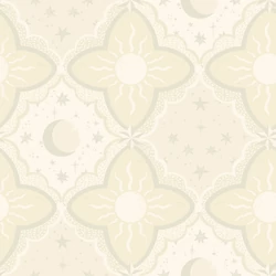 York Nap és csillagok bézs vlies tapéta Sol & Måne Beige 53 cm X 10 m