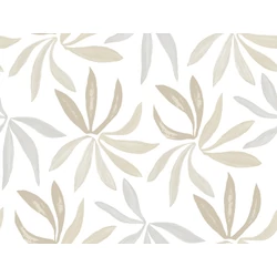York Modern levélmintás pasztell bézs vlies tapéta Little Garden Neutral Pearl 68,58 cm X 8,22 m