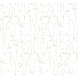 York Vitorlásokat ábrázoló modern arany vlies tapéta Vermillion Coast Gold 68,58 cm X 8,22 m