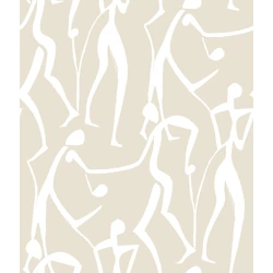 York Táncoló alakok bézs vlies tapéta Joyful Dancers Nude 52 cm X 10 m