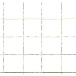 York Zöld kockás vlies tapéta La Vitre Plaid Leaf 68,58 cm X 8,22 m