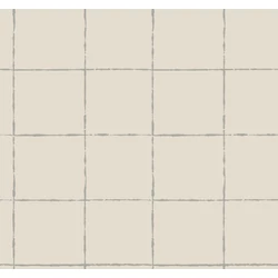 York Szürke kockás vlies tapéta La Vitre Plaid Lichen Grey 68,58 cm X 8,22 m