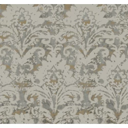 York Barokk mintás szürkésbarna-arany vlies tapéta Velvet Crush Damask Taupe & Gold 68,58 cm X 8,22 m