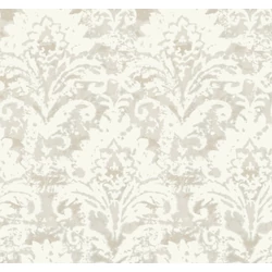 York Barokk mintás bézs vlies tapéta Velvet Crush Damask Cream & Pearl 68,58 cm X 8,22 m