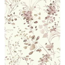 York Modern lila-barna vlies tapéta Spring Whispers Soft Blush 52 cm X 10 m