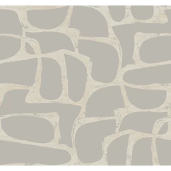York Elegáns absztrakt szürkésbarna vlies tapéta Craftsman Geometric Taupe 68,58 cm X 8,22 m