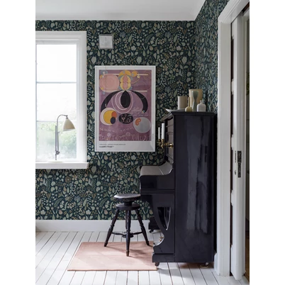 Boras Vidám virág mintás színes vlies tapéta Stig Lindberg Herbarium Multi 53 cm X 10 m